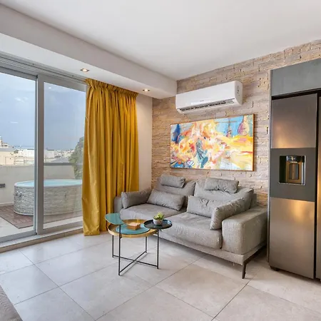 Beautiful Penthouse With Terrace & Jacuzzi Wvid1-2 * Msida
